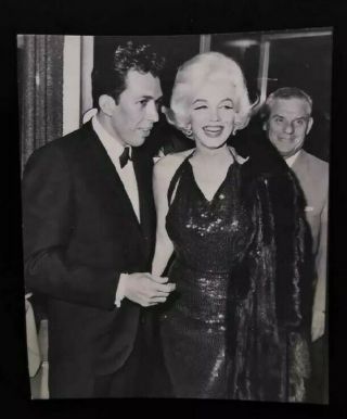 Vintage Contact Photo Of Marilyn Monroe At The Golden Globe Awards 1962