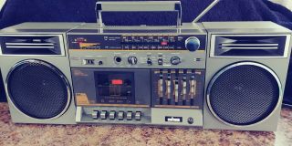 Unitech Cx - 950e Boombox Am/fm/sw Stereo Cassette Vintage Radio Ghetto Blaster