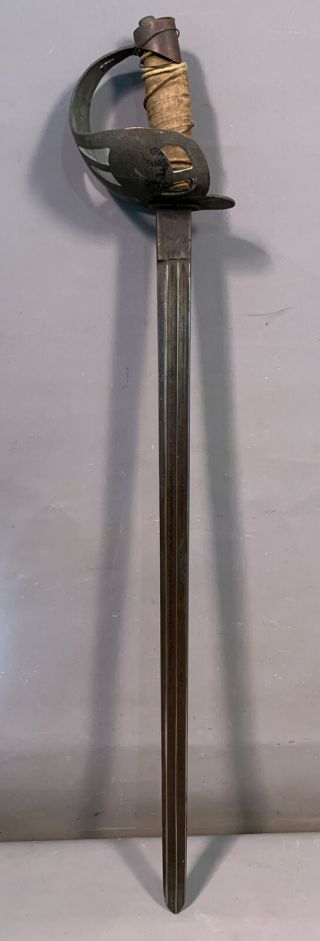 Pre Wwi Antique German Old Carl Eickhorn Solingen Sword Cut Down Child Size