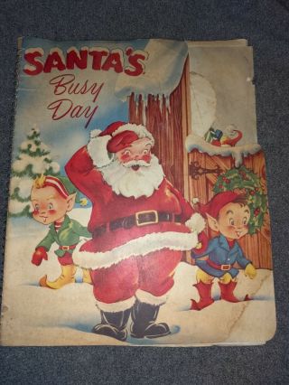 Vintage 1953 Santa 