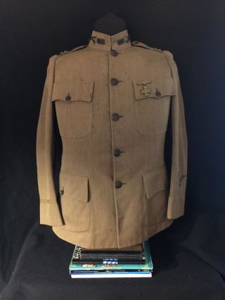 Pre WWI M1912 Spec 1160 Winter Uniform Troop “B”,  1st Sq,  Virginia Cavalry 2
