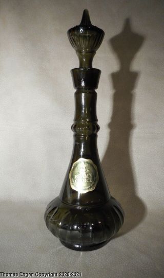 1964 I Dream Of Jeannie Bottle Beam Decanter Smoke W Labels Tv Prop