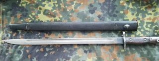Ww1 British Pattern 1907 G.  R 7/17 Bayonet Made By Sanderson Bros.  &neubold