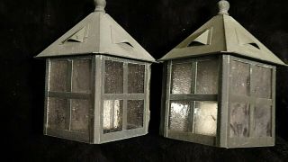 Arts & Crafts Mission Tudor cottage Exterior Copper Wall Sconce 2 available 2 2