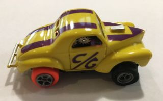 Vintage Aurora Tjet Tuffones Ho Slot Car Willy 