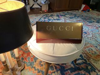 Gucci Sign Counter Backboard Store Display Home Decor