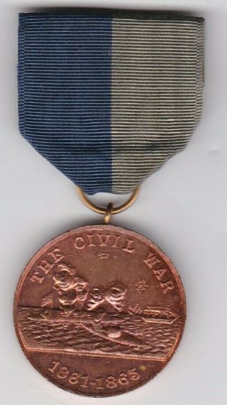 Us Navy Civil War Campaign Service Medal Not Numbered