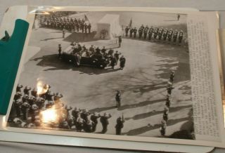 1944 Wwii Ap Wire Photo President Roosevelt Fdr Honors Unknown Soldier D100