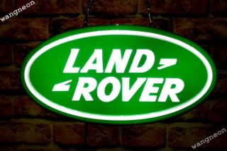 Land Rover Landrover Logo Auto Car Dealer 3d Routed Carved Led Light Box Sign
