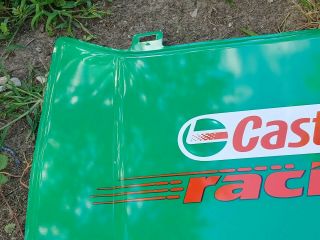 Castrol Racing Metal Car Hood - Shape Sign Nascar Racing Gas Oil Service Station 2