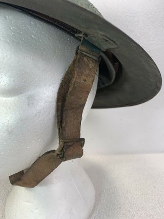 WW1 British MK1 Brodie Helmet W/Liner strap Gravel Finish Combat HV W.  Hutton 2
