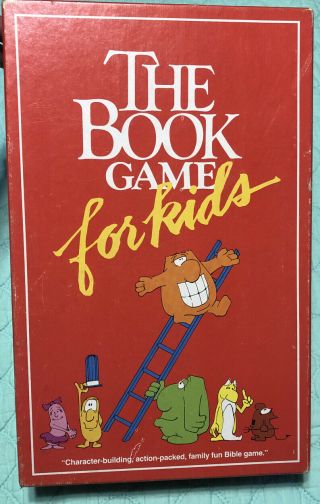 Vintage The Book Game For Kids 1985 Impartation Idea Htf Rare