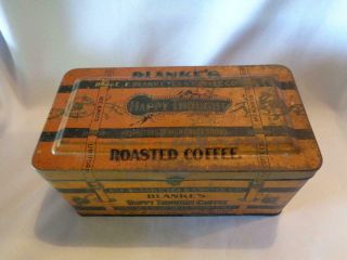 1910 BLANKE ' S HAPPY THOUGHT COFFEE TIN - 2