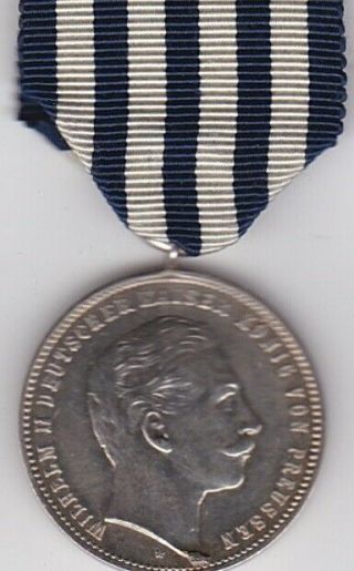 Pre Wwi Prussia German Kaiser Wilhelm Shooting Medal Engraved 1904