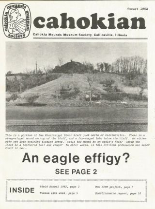 Collinsville,  Il Illinois Cahokia Mounds Magazines,  20 Issues,  Indian Mound