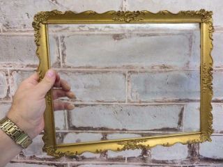 Really Old Picture Frame Gilt Fits A 13 1/2 Inch X 10 1/2 " Painting