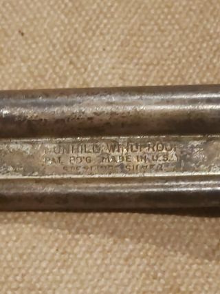 SCARCE WW1 US DUNHILL Solid Sterling Silver.  925 LIGHTER WWII /WWI 3