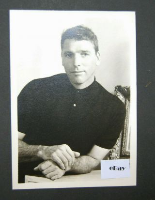 Vintage 1950s Burt Lancaster 5 X 7 Studio Photograph With Envelope