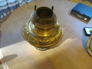 Patent 1888 Bradley & Hubbard B&h 89 Brass Oil Lamp