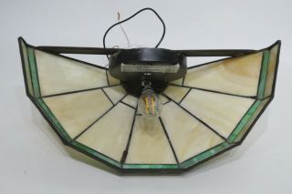 Mission Style Arts and Crafts Stained Glass Wall Sconces 12½ 