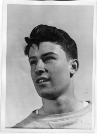 Vintage Photo: Man Male Formal Portrait Football Player Sports 50 