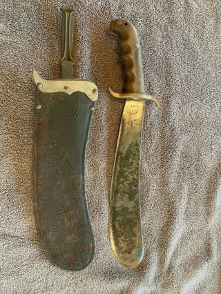 Pre - Wwi Us Army M1904 Hospital Corps Sa 1905 Bolo Knife With Scabbard