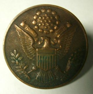 Ww1 Us Army Enlisted Bronze Hat Badge - Sb