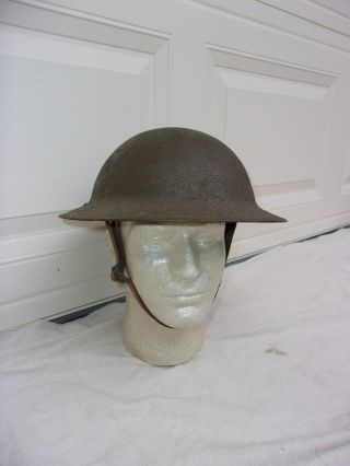Ww1 Us M1917 Combat Helmet With Liner And Strap - - 90th Division Unit Marked