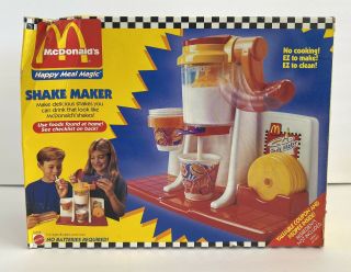 Vtg Mcdonalds Happy Meal Magic Shake Maker 1993 & Packaging