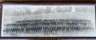 Wwi Actual Panoramic Framed Photograph