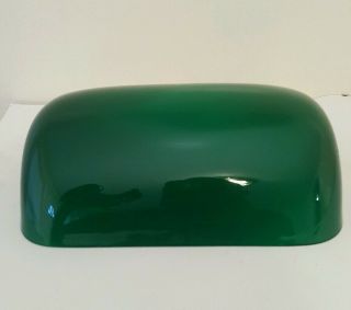Vintage Student Emerald Green Cased Banker Replacement Desk Table Lamp Shade