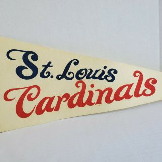St Louis Cardinals Vintage 1970 ' s Felt Souvenir Pennant 30 
