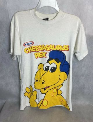 Vintage Cheesaraurus Rex T - Shirt Xl Kraft Macaroni & Cheese Dinosaur