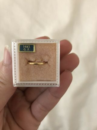 Vintage 14k G.  F.  Gold Baby Ring.  - Very Small