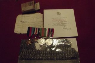 Ww Ii British Mid Full Size Medal Group To 967494 F/sgt Cumming J.  M.  R.  A.  F V.  R.
