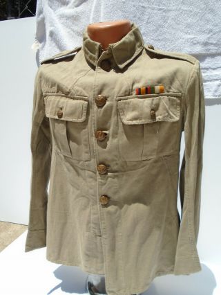 British 1900 Era Tropical Khaki Uniform With Wd Arrow Markings