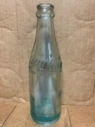 Straight Sided Coca - Cola Soda Bottle Greenville,  Sc South Carolina Lgw 19