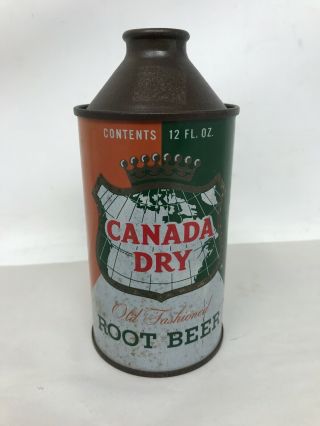 Canada Dry Root Beer Cone Top Old Fashioned 12 Fl.  Oz.