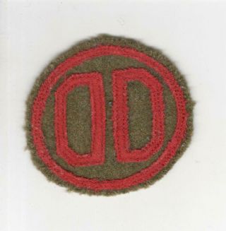 Ww 1 Us Army 31st Division 2 - 5/8 " Patch Inv Q478
