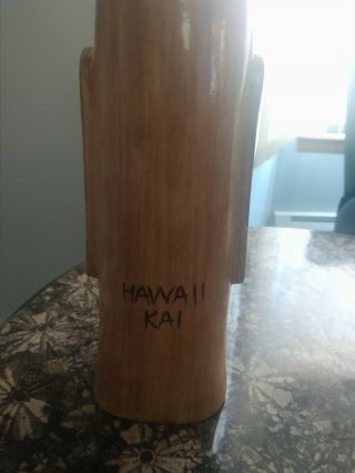 Vintage Otagiri Tiki Planter Flower Vase Easter Island Head Mug Cup Japan 3