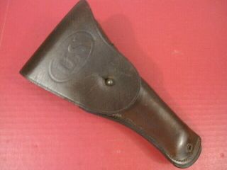 Wwi Us Army Aef M1916 Leather Holster M1911 Pistol - G&k Grafton & Knight 1918 1