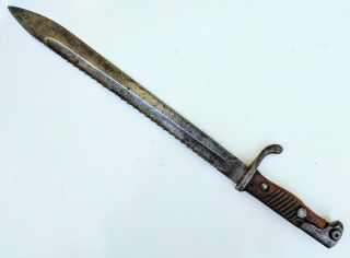 Ww1 German S98/05 Butcher Blade Pioneer Saw Bayonet Simson & Co,  Suhl.  M15 Wwi