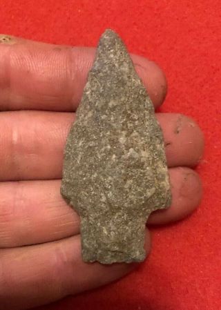 Quality Dark Quartzite Duncans Island Pa Indian Artifact - Ny Arrowhead - Berks Co