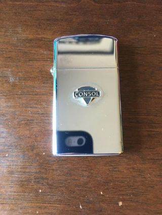 Vintage Consol Oil Zippo Lighter In