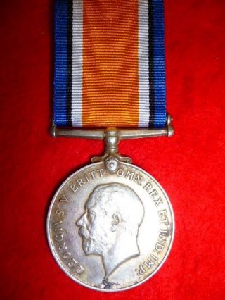 Ww1 British War Medal To Military Foot Police