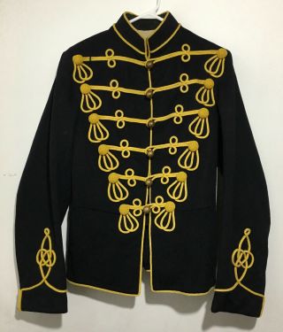 Vtg 1910s 1911 Hussar Dolman Cavalry Military Jimi Hendrix Jacket Tunic Wwi Rare