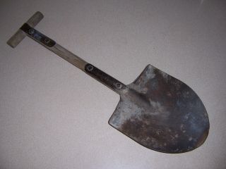 Wwi Us Army M1910 Entrenching Tool T - Handle Shovel - Us Marked