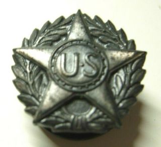 Ww1 Us Army Aef Military Honorable Discharge Lapel Pin - Silver For Wounded