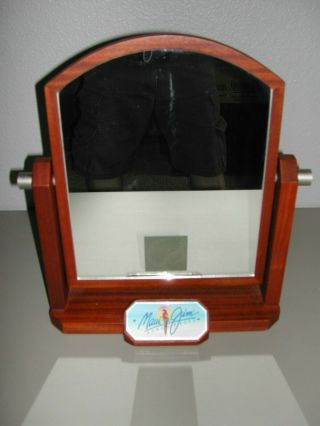 Optical Dealer Maui Jim Sunglasses Display Mirror Wood