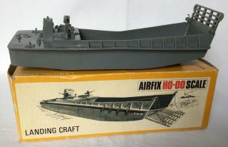 Vintage Airfix 70’s,  Boxed Landing Craft,  Ho - Oo Scale Plastic.